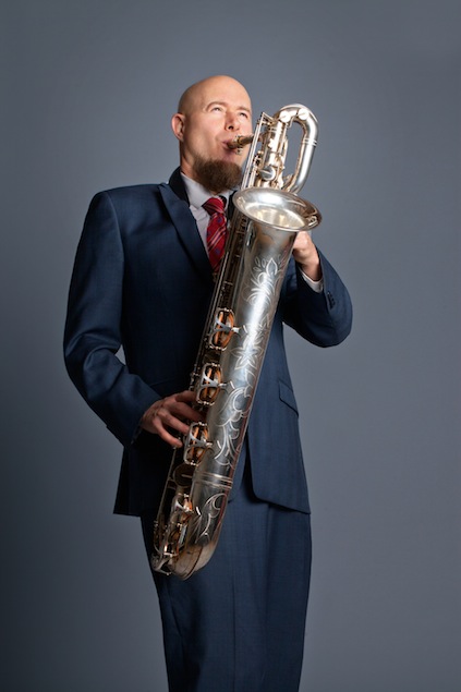 Rick Zelinsky and his Saxophone